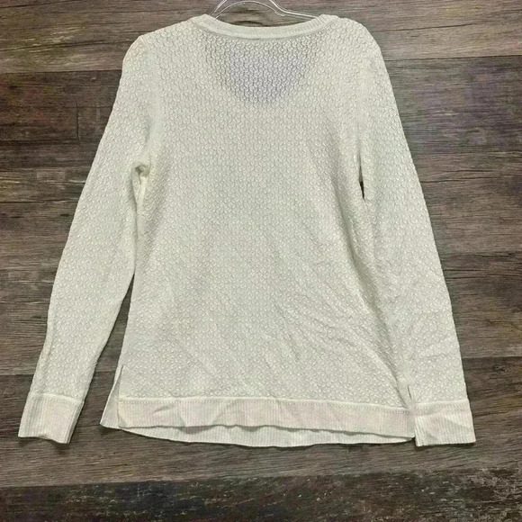 Talbots Women's Ivory White Lightweight Sweater - Picture 2 of 5